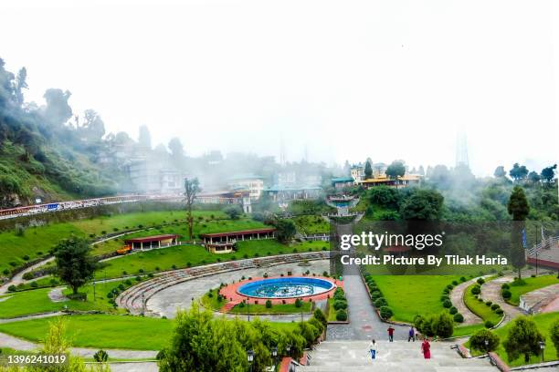 tathagata tsal - buddhist park, ravangla - sikkim - ravangla stock pictures, royalty-free photos & images