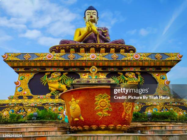 tathagata tsal - buddhist park, ravangla - sikkim - ravangla stock pictures, royalty-free photos & images