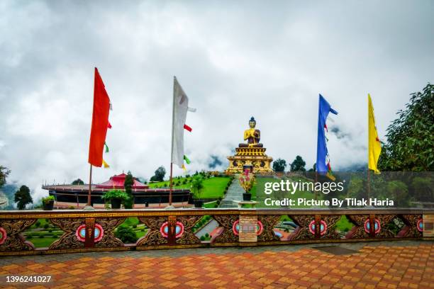 tathagata tsal - buddhist park, ravangla - sikkim - ravangla stock pictures, royalty-free photos & images