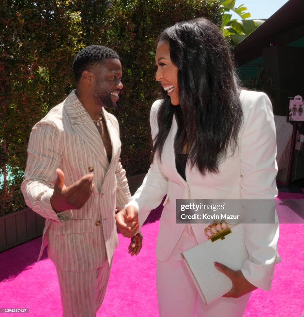 Kevin hart and HEARTBEAT CEO Thai Randolph attend the 2022 HARTBEAT
