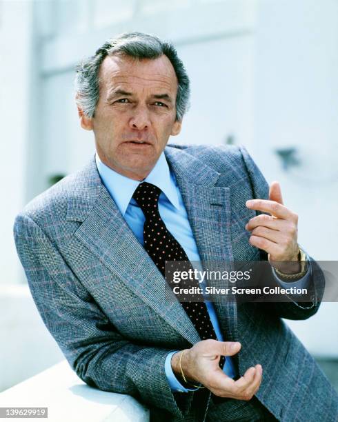 David Janssen , US actor, in a publicity portrait issued for the US television series, 'Harry O', USA, circa 1975. The crime drama starred Janssen as...