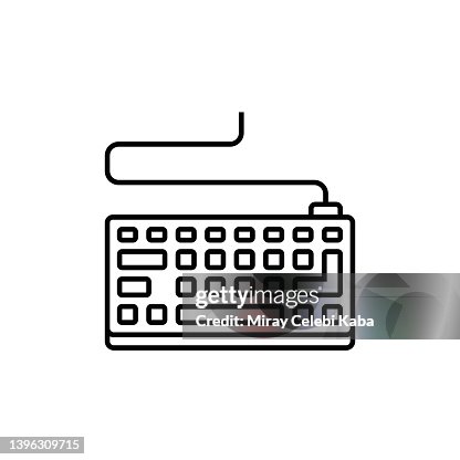Computer Keyboard line icon Computer Keyboard line icon