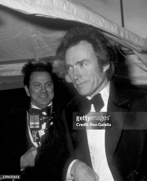 Ron Galella and Clint Eastwood attend ABC TV Entertainment Awards on March 14, 1981 at Delisu Studios in Hollywood, California.