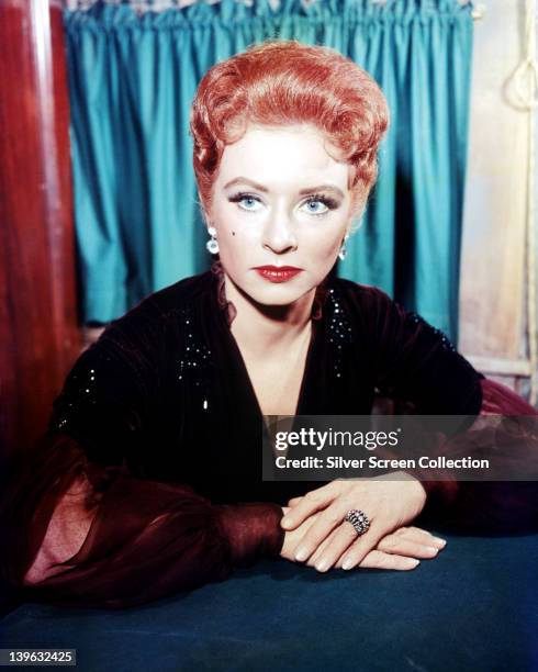 Amanda Blake , US actress, in a publicity portrait issued fo the US television series, 'Gunsmoke', USA, circa 1960. The Western series starred Blake...