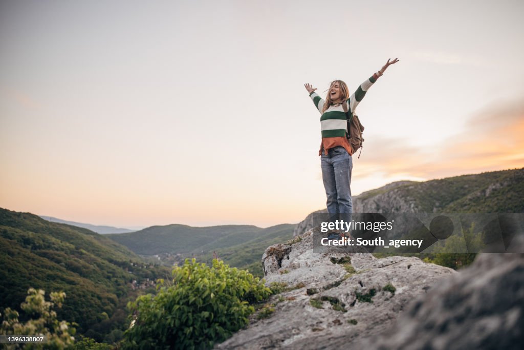 She feels free