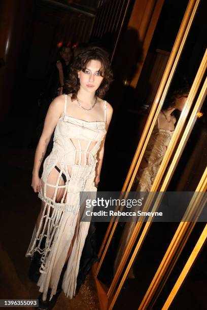 King Princess attends the Cardi B x Playboy afterparty for the Met Gala at the Boom Boom Room at the Standard on May 2, 2022 in New York City.