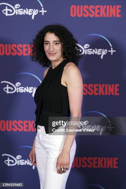 Mouna Soualem attends the "Oussekine" photocall at Le Grand Rex on May 09, 2022 in Paris, France.