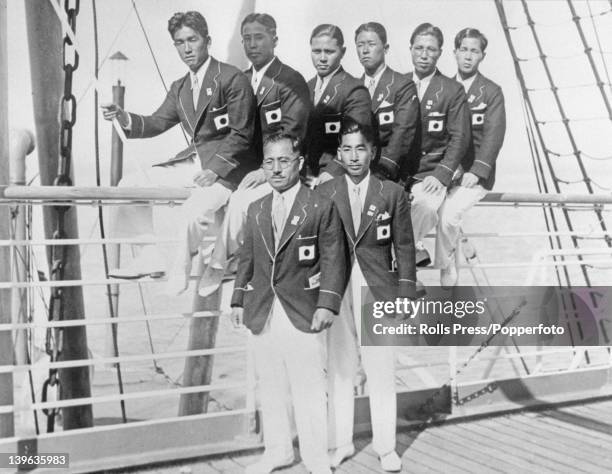 1932 Summer Olympics, photo of men's eight final 1932 Summer Olympics, photo of men's eight final