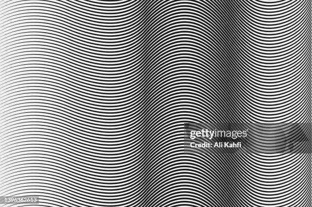 abstract wave line background - black and white wave stock illustrations