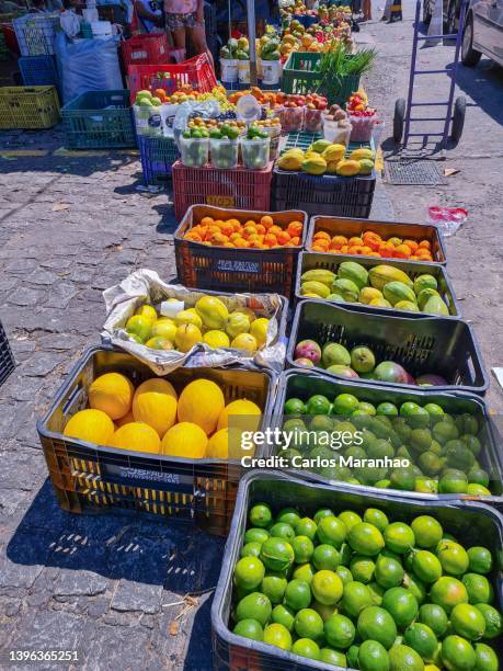 tropical fruit market - chupachupa foto e immagini stock