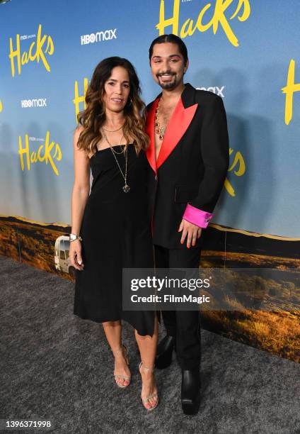 Ana Ortiz and Mark Indelicato attend HBO Max's Hacks Season 2 Los Angeles Premiere at DGA Theater Complex on May 09, 2022 in Los Angeles, California.