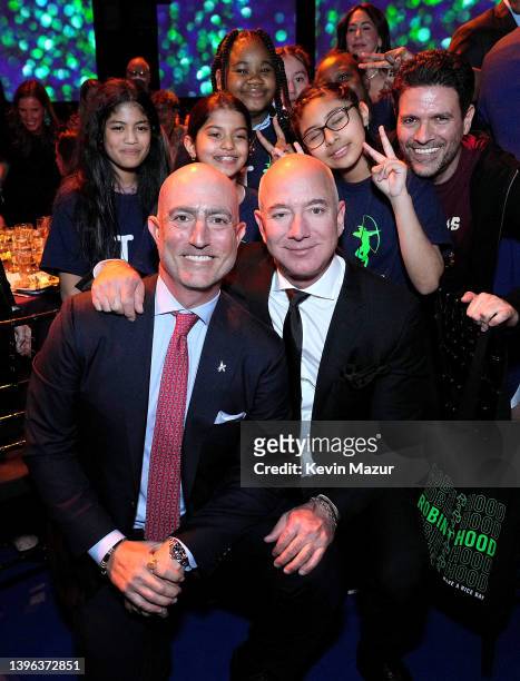 Mark Bezos and Jeff Bezos attend the Robin Hood Benefit 2022 at Jacob Javits Center on May 09, 2022 in New York City.