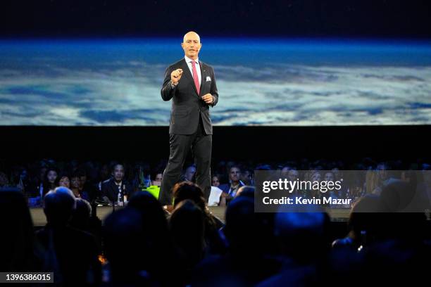 Mark Bezos speaks onstage during the Robin Hood Benefit 2022 at Jacob Javits Center on May 09, 2022 in New York City.