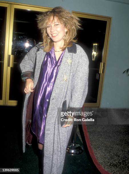 Musician Kathy Valentine of The Go-Go's attends the "Pretty in Pink" Hollywood Premiere on January 29, 1986 at Mann's Chinese Theatre in Hollywood,...