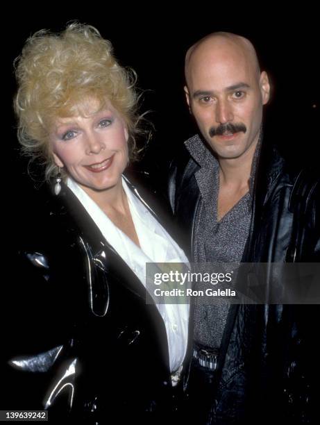 Actress Stella Stevens and musician Bob Kulick attend the Fourth Annual Rock 'N Bowl Tournament For The T.J. Martel Foundation on April 5, 1986 at...