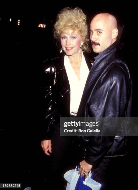 Actress Stella Stevens and musician Bob Kulick attend the Fourth Annual Rock 'N Bowl Tournament For The T.J. Martel Foundation on April 5, 1986 at...