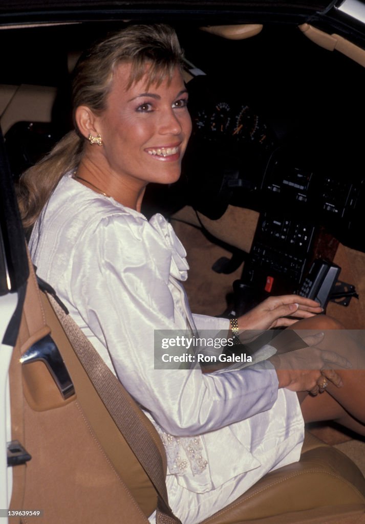 TV Personality Vanna White being photographed on March 29, 1991 at ...