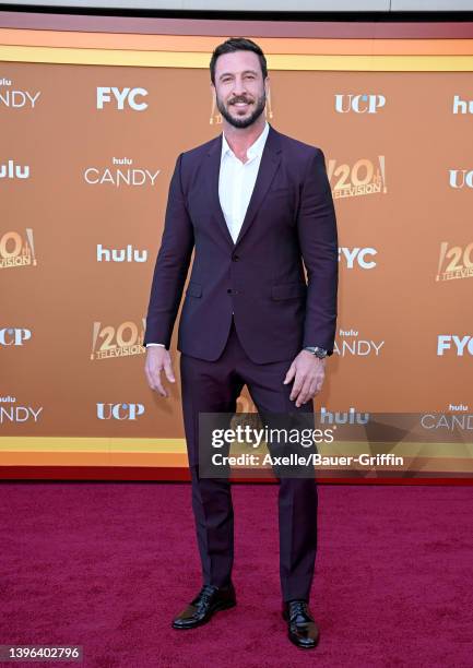 Pablo Schreiber attends the Los Angeles Premiere FYC Event for Hulu's "Candy" at El Capitan Theatre on May 09, 2022 in Los Angeles, California.