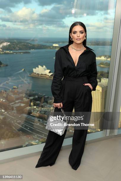 Olympia Valance attends the Michael Lo Sordo show during Afterpay Australian Fashion Week 2022 Resort '23 Collection at Crown Penthouse on May 10,...