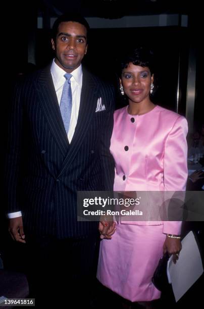 Actress Phylicia Rashad and Ahmad Rashad attending 16th Annual International Emmy Awards on November 21, 1988 at the Sheraton Center in New York...