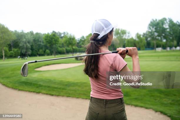 golf swing - golfer stock pictures, royalty-free photos & images