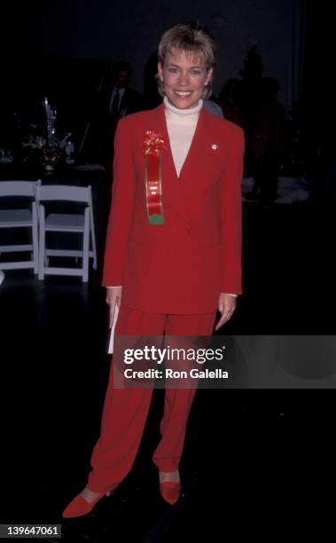 Personality Vanna White attending 65th Annual Hollywood Christmas Parade on December 1, 1996 in Hollywood, California.