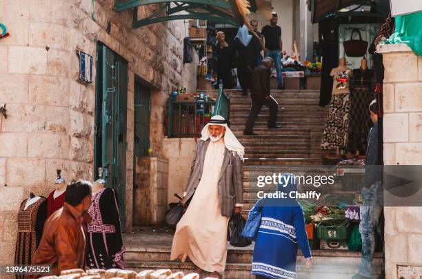 la vita a betlemme - daily life in gaza city foto e immagini stock