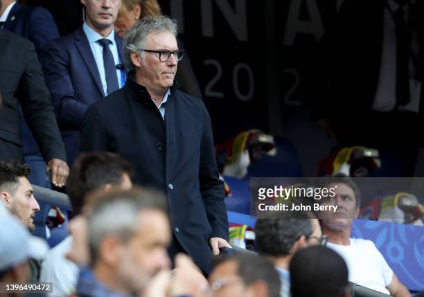 Laurent Blanc during the French Cup Final between OGC Nice and FC Nantes at Stade de France on May 7, 2022 in Saint-Denis near Paris, France.
