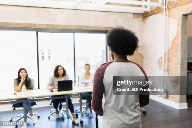young adult auditions for a panel - audition stock pictures, royalty-free photos & images
