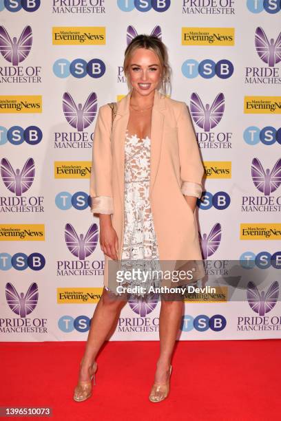 Jorgie Porter attends the MEN Pride of Manchester Awards 2022 at Kimpton Clocktower Hotel on May 10, 2022 in Manchester, England.