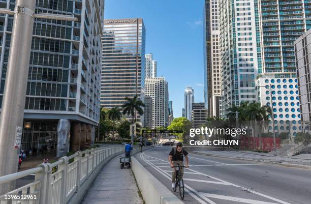 miami dreams - brickell stockfoto's en -beelden