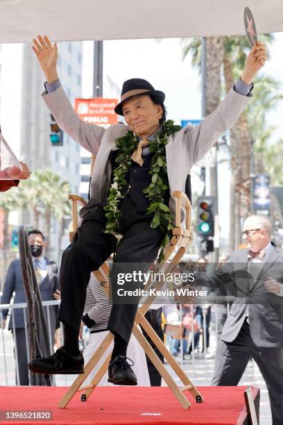 James Hong attends his Hollywood Walk of Fame Star Ceremony on May 10, 2022 in Hollywood, California.