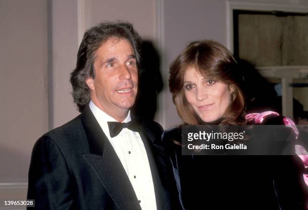 Actor Henry Winkler and wife Stacey Weitzman attend the 17th Annual American Film Institute Lifetime Achievement Award Salute to Gregory Peck on...