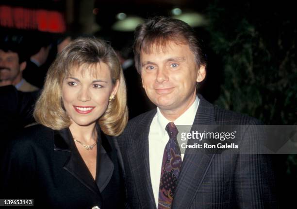 Personality Vanna White and Game Show Host Pat Sajak attending "National Association of Program Television Executives Convention" on January 27, 1993...