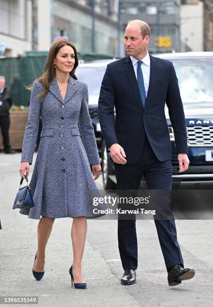 Catherine, Duchess of Cambridge and Prince WIlliam, Duke of Cambridge attend the official opening of the Glade of Light Memorial at Manchester...