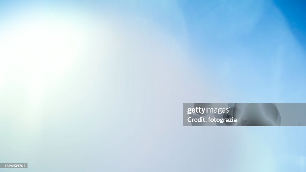 Delicate Light Blue Gradient Background