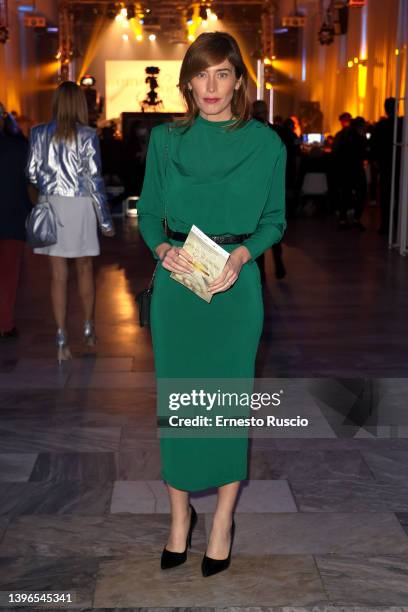 Maria Elena Boschi attends the "Women For Women Against Violence - Camomilla Award" photocall on May 10, 2022 in Rome, Italy.