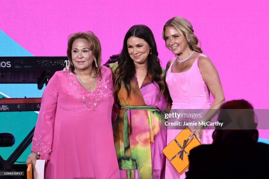 June Rochelle Jacobs June Jacobs, Gretta Monohan and Rochelle Jacobs appear onstage during ...
