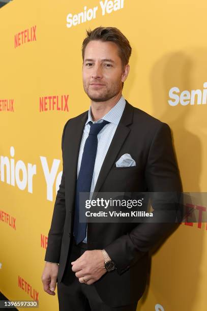 Justin Hartley attends the Netflix Senior Year Special Screening at The London West Hollywood at Beverly Hills on May 10, 2022 in West Hollywood,...