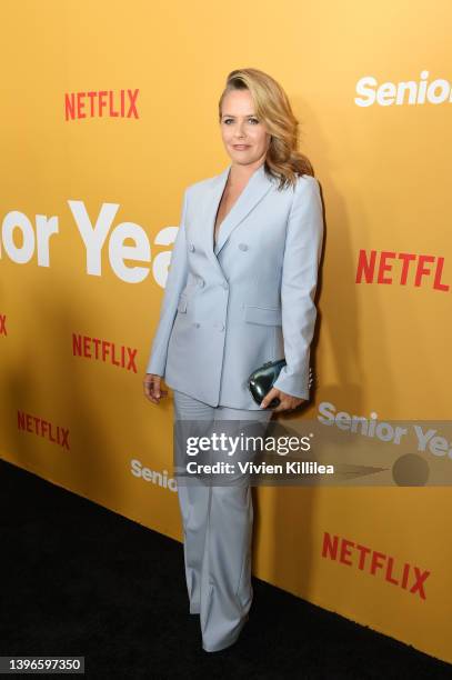 Alicia Silverstone attends the Netflix Senior Year Special Screening at The London West Hollywood at Beverly Hills on May 10, 2022 in West Hollywood,...