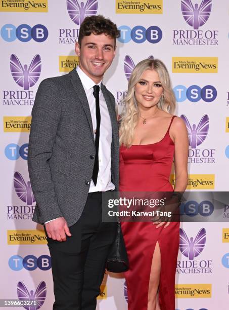 Lucy Fallon and Ryan Ledson attend the MEN Pride of Manchester Awards 2022 at Kimpton Clocktower Hotel on May 10, 2022 in Manchester, England.