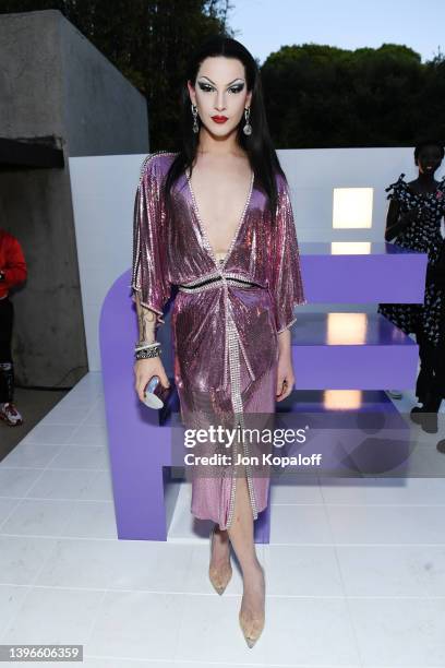 Violet Chachki attends the FARFETCH Beauty Launch Party on May 10, 2022 in West Hollywood, California.