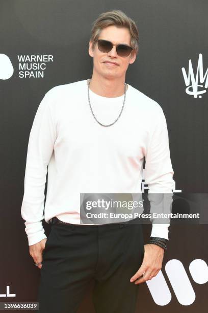Carlos Baute attends the inauguration of 'The Music Station', a creative-musical hub created by Warner Music, on May 10 in Madrid, Spain. It is a...
