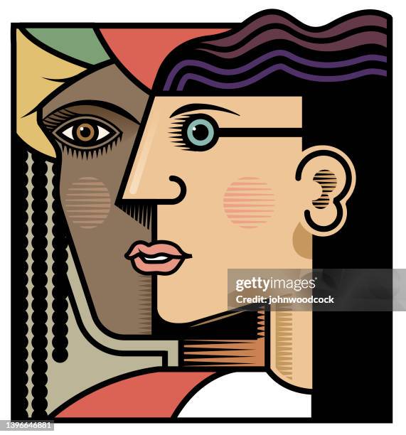 two faces face illustration - rastafarian 幅插畫檔、美工圖案、卡通及圖標