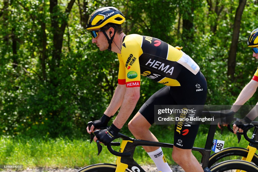 Tim Van Dijke of Netherlands and Team Jumbo Visma competes during