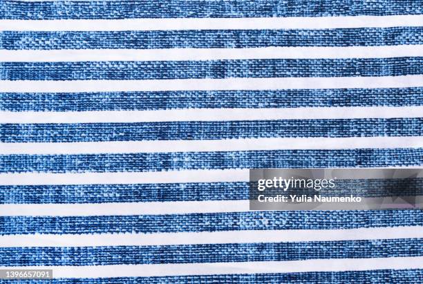striped fabric, lightweight summer fabric - towel lined stock pictures, royalty-free photos & images