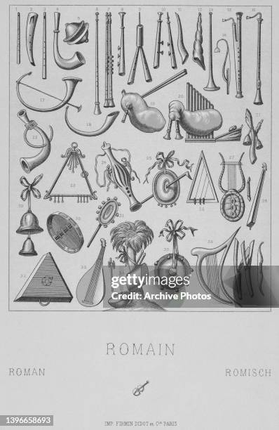 Roman String Instrument Ancient Musical Instruments Photos and Premium High Res Pictures ...