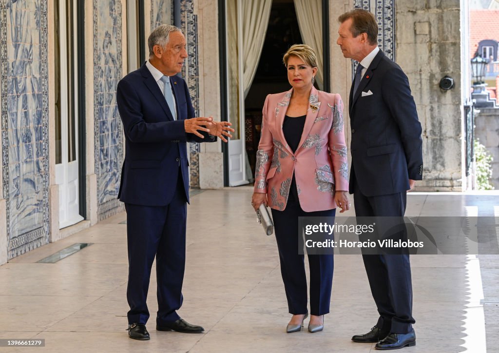 Portugal Hosts State Visit State To Portugal By The Grand Dukes Of Luxembourg