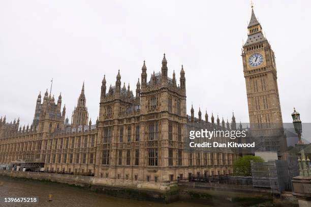 The Houses of Parliament on May 11, 2022 in London, England. It has been reported that parliamentary authorities have had to warn MPs about the risk...