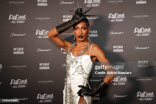 Jaida Essence Hall attends RuPaul's Drag Race All Stars 7 Premiere screening + panel discussion St Hudson Yards, Public Square & Gardens on May 10,...